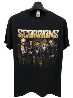 เสื้อวง Scorpions Crazy World Tour ปี 2017 Size M เสื้อทัวร์หน้างาน ลิขสิทธิ์แท้ 100%