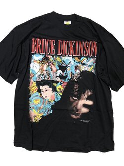 เสื้อวง Bruce Dickinson Tattooed Millionaire ปี 1990 หายาก ป้าย Supatee Size M สินค้าลิขสิทธิ์แท้ 100%