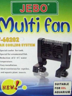พัดลมตู้ปลา Jebo Multifan 2 ใบพัด