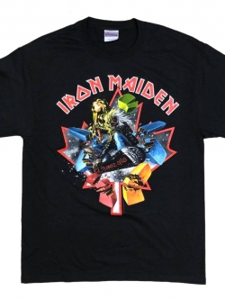 เสื้อวง Iron Maiden The Final Frontier Canada Tour ปี 2010 เสื้อทัวร์หน้างาน Size L