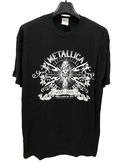 เสื้อวง Metallica World Magnetic Tour ปี 2009 Size L สินค้าลิขสิทธิ์แท้ 100%