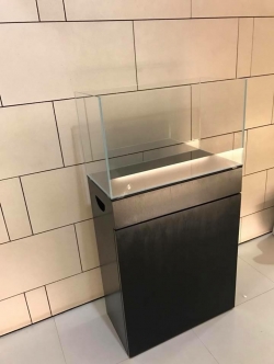 ขาตู้เฟอร์นิเจอร์ 24x12 นิ้ว สีดำ