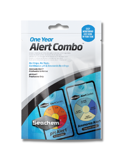 Seachem Alert Combo 1 Year แพ็คคู่ แถบเตือนวัดค่าแอมโมเนีย และค่า PH ในตู้ปลา Alert Combo