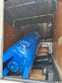 ถังกรองเหล็กขนาด28นิ้ว70cm. x 150cm. x 4.5 mm