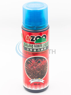 ปุ๋ยเร่งสีไม้แดงเสริมธาตุเหล็ก Azoo CHALATED FERRITE IRON LIQUID 120ml