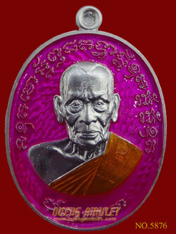 เหรียญเจริญพร 2 หลวงพ่อพัฒน์ ปุญญกาโม พิมพ์ครึ่งองค์ ปีกเครื่องบิน ลงยา