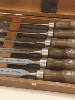 NAREX PROFI BENCH CHISELS SET 6 PCS.