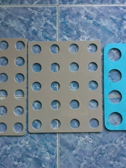 แผ่นล็อคคอขวด 12, 20, 24 ช่อง