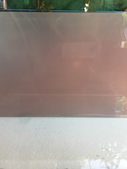 สติกเกอร์ขาวขุ่นติดหลังตู้ขนาด 24x15 นิ้ว