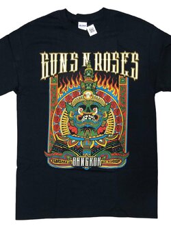 Guns N Roses Live In Bangkok Tour 2017 Deadstock Size M ลิขสิทธิ์แท้