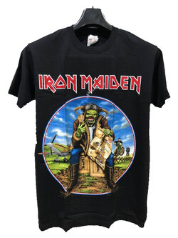 เสื้อวง Iron Maiden Legacy Of The Beast Uk Tour ปี 2018 Size S เสื้อทัวร์หน้างาน ลิขสิทธิ์แท้ 100%