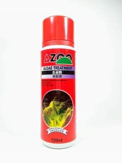 ยากำจัดตะไคร่ Azoo algae treatment สำหรับน้ำจืดและน้ำเค็ม 120ml