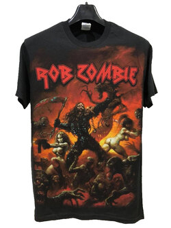 เสื้อวง Rob Zombie Venomous Rat Tour ปี 2013 Size S เสื้อทัวร์หน้างาน ลิขสิทธิ์แท้ 100%