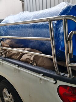 ถังกรองเหล็กขนาด48นิ้ว 120cm. x 150cm. x 4.5 mm