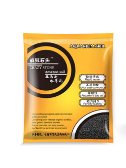 ดินปลูกไม้น้ำยี่ห้อ Crazy Stone เม็ดขนาด M ขนาด 9L