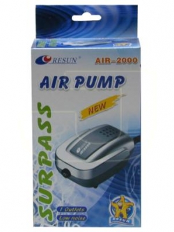 ปั๊มลม Resun 1 หัวเสียงเงียบ