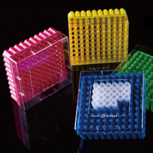 FCOMBIO - แร็ควางหลอดทดลอง Tube Rack, กล่องเก็บหลอดทดลอง Cryovial Storage Box, หลอดทดลองพลาสติก/หลอดเซ็นตริฟิวส์ Plastic Test Tube/Centrifuge Tube, หลอดแช่แข็ง Cryovials