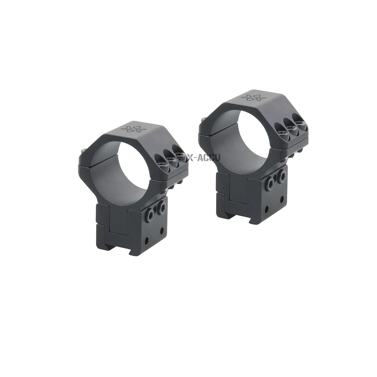 X-ACCU 30mm Adjustable Dovetail แหวนรัดกล้องปรับมุมได้ ท่อ30ราง11มิล