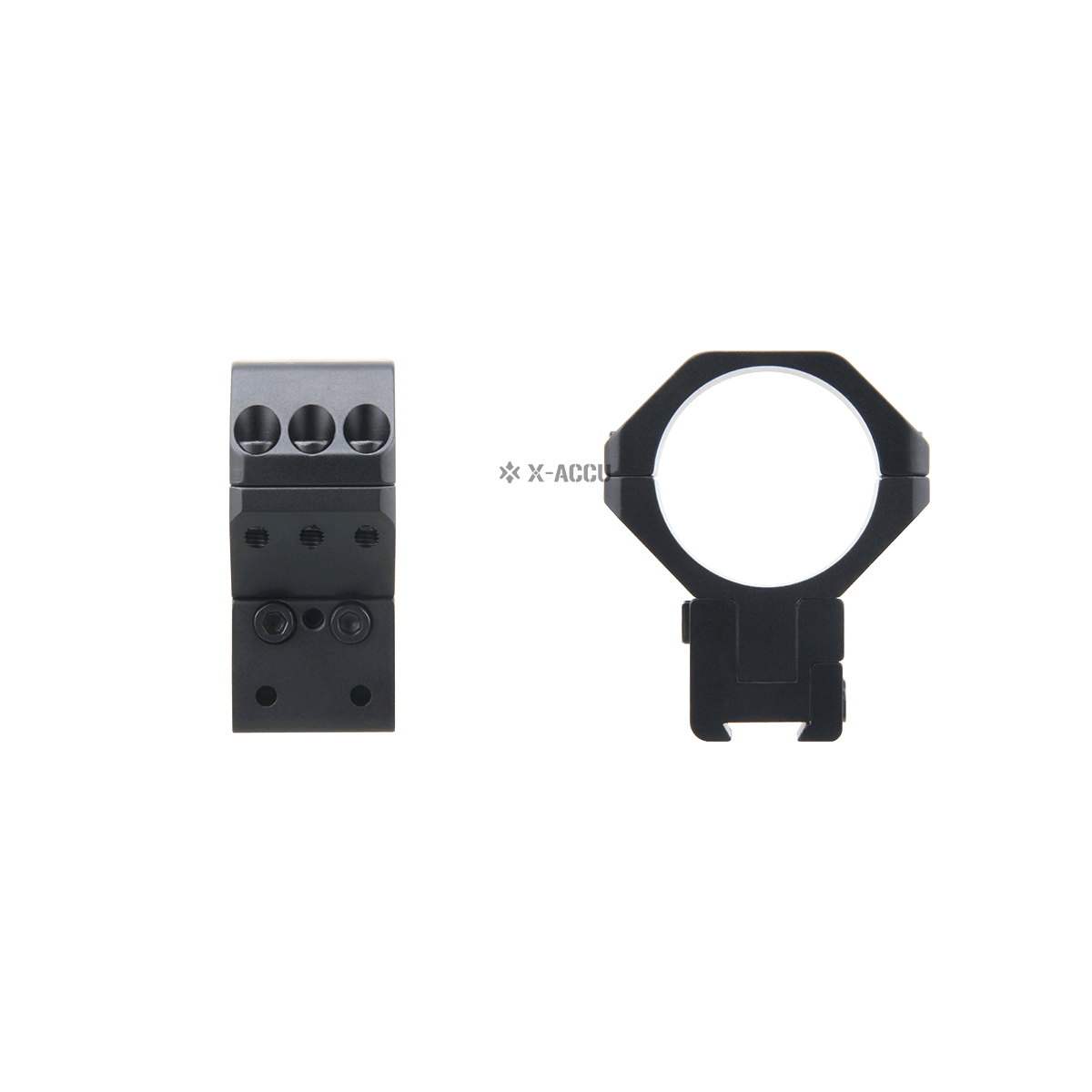 X-ACCU 34mm Adjustable Dovetail แหวนรัดกล้องปรับมุมได้ ท่อ34ราง11มิล