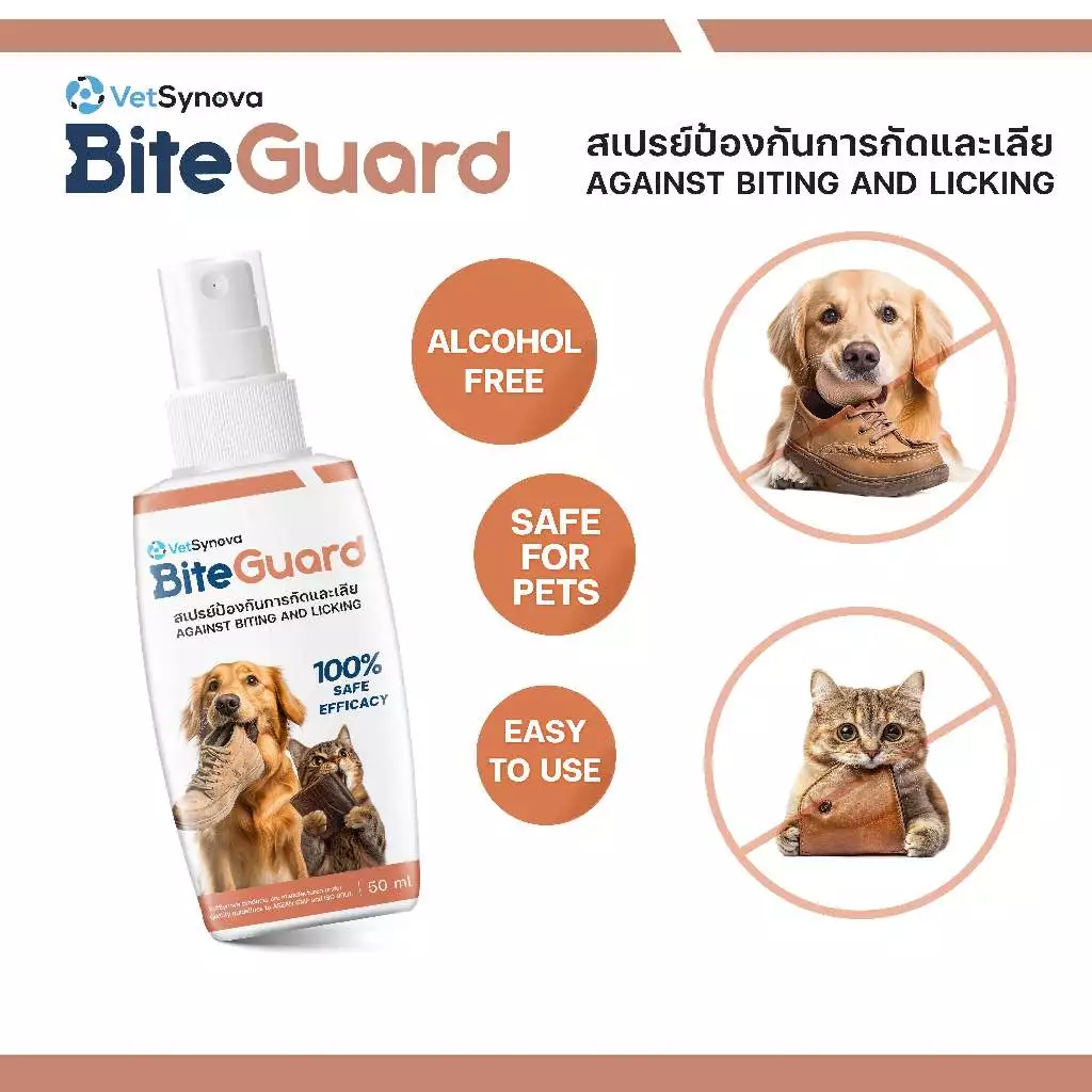 BiteGuard สเปรย์ป้องกันการกัดและเลีย 50มล.